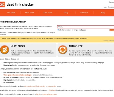 dead link checker