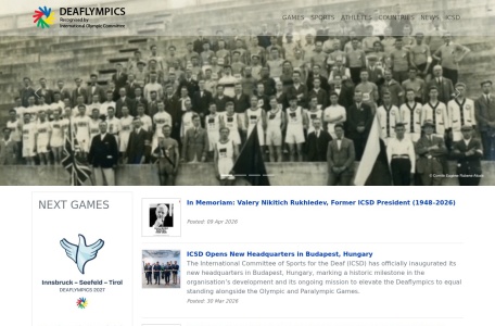 ICSD – 国际聋人体育联合会官网