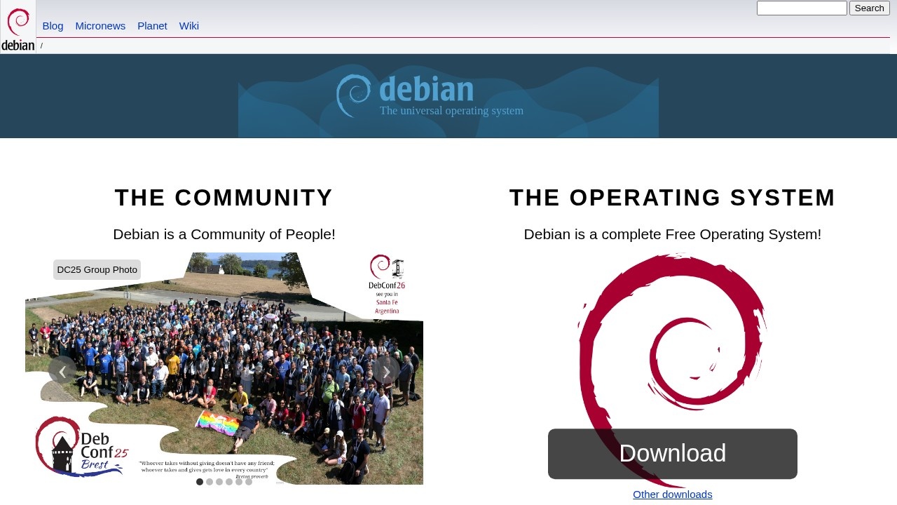 Debian：自由的操作系统(OS )