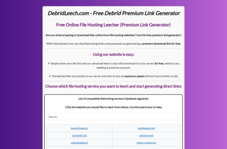 DebridLeech.com