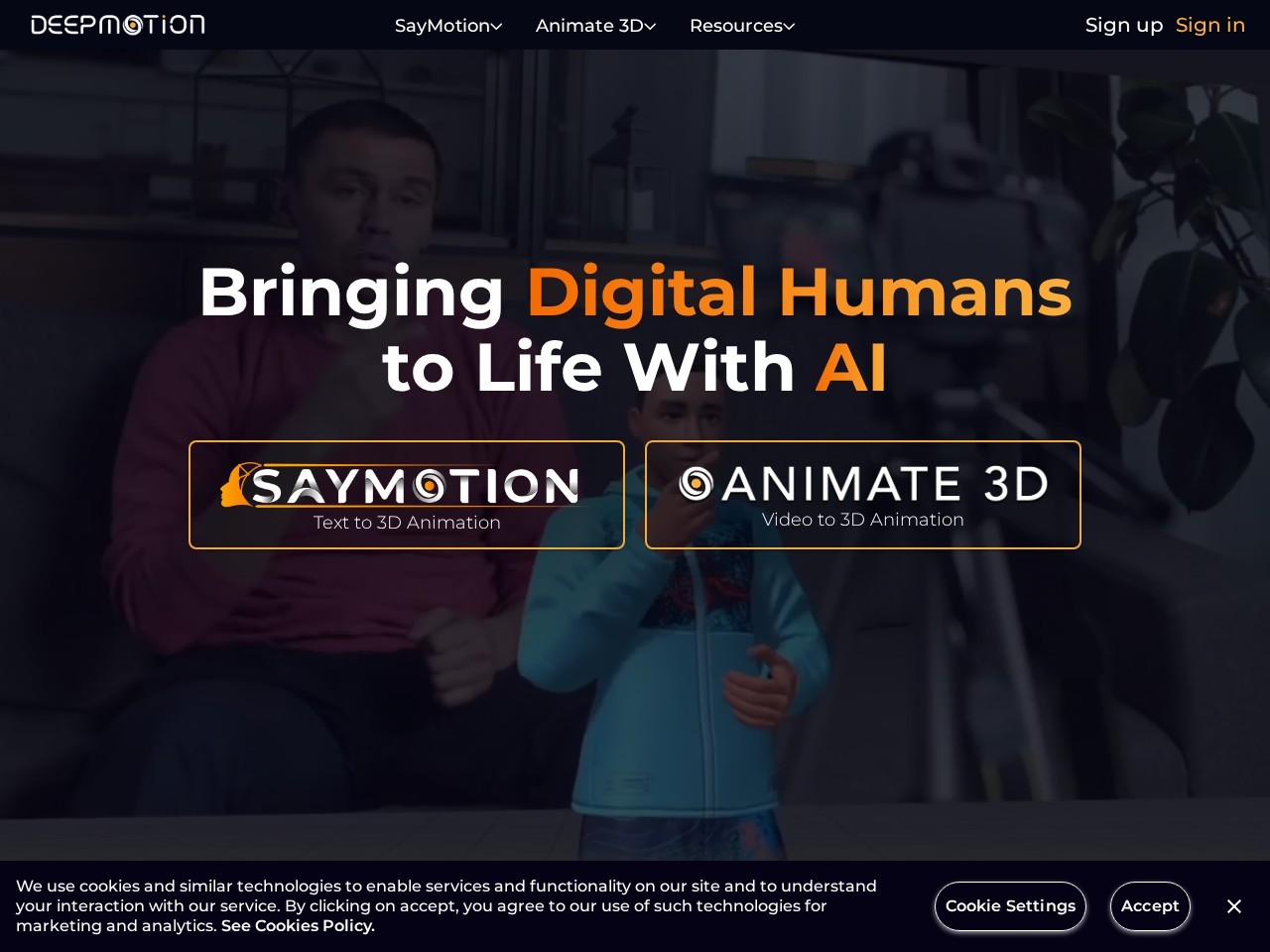 DeepMotion – AI高效精准的动作捕捉