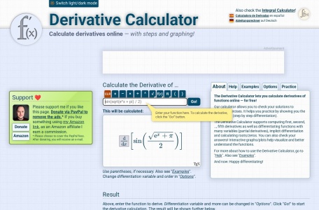 Derivative Calculator