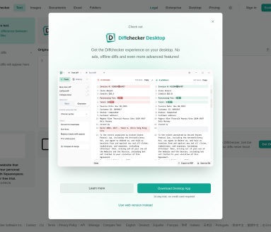 文档比较工具网站合集