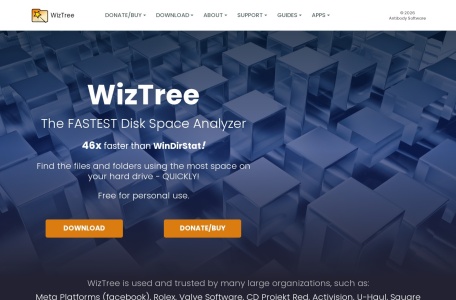 WizTree 磁盘空间分析