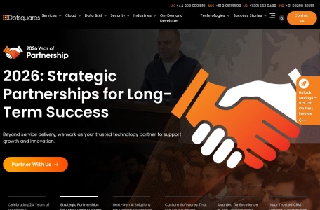 Dotsquares_Dotsquares是一家专业的Shopify开发公司，提供端到端的网站开发服务，旨在增强客户的电子商务在线品牌体验