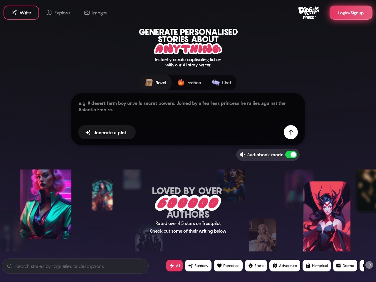 DreamPress – 个性化的AI故事生成器