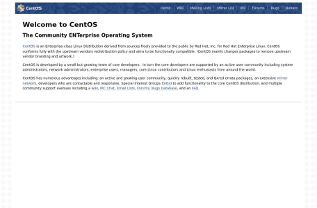 Welcome to CentOS | 社区企业级Linux操作系统