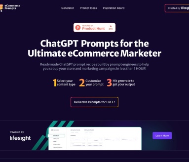 eCommerce ChatGPT Prompts