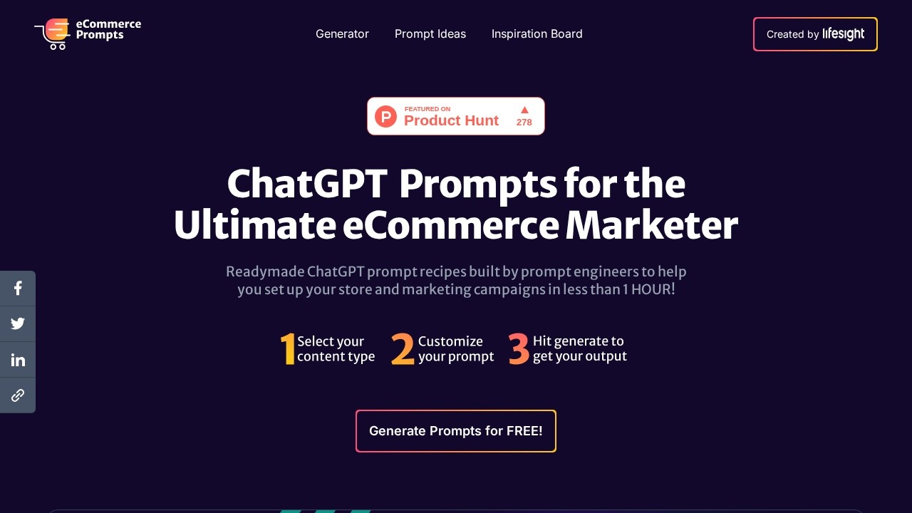 eCommerce ChatGPT Prompts
