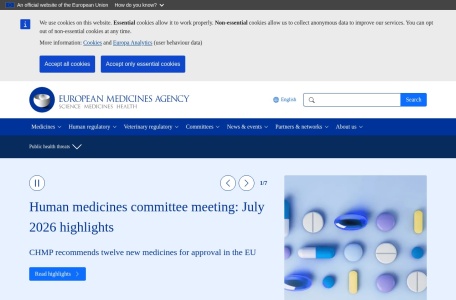 欧洲药品管理局 (EMA) 公开数据库