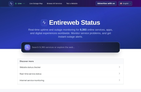 Entireweb Status