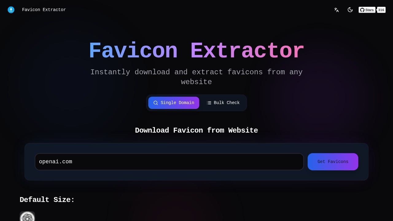 Favicon Extractor