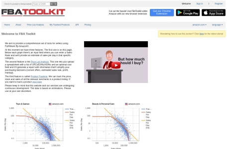 FBA Toolkit_FBA工具包：日销量估算，产品分析，竞争对手跟踪