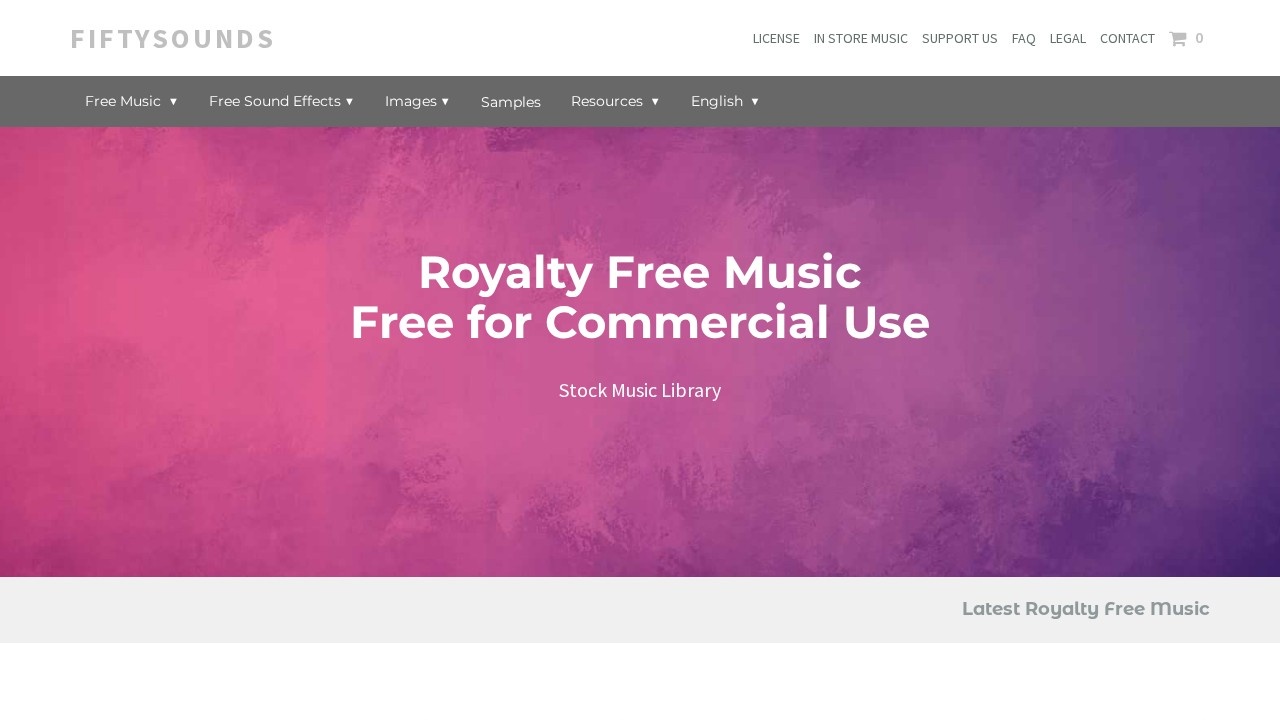 FIFTYSOUNDS无版权音乐，免费商用 – 音乐资源库