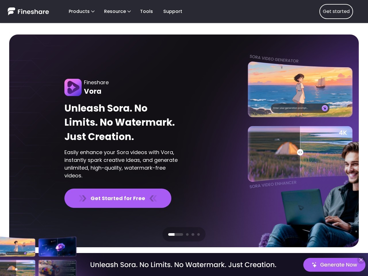 FineVoice – 多功能的AI声音生成器