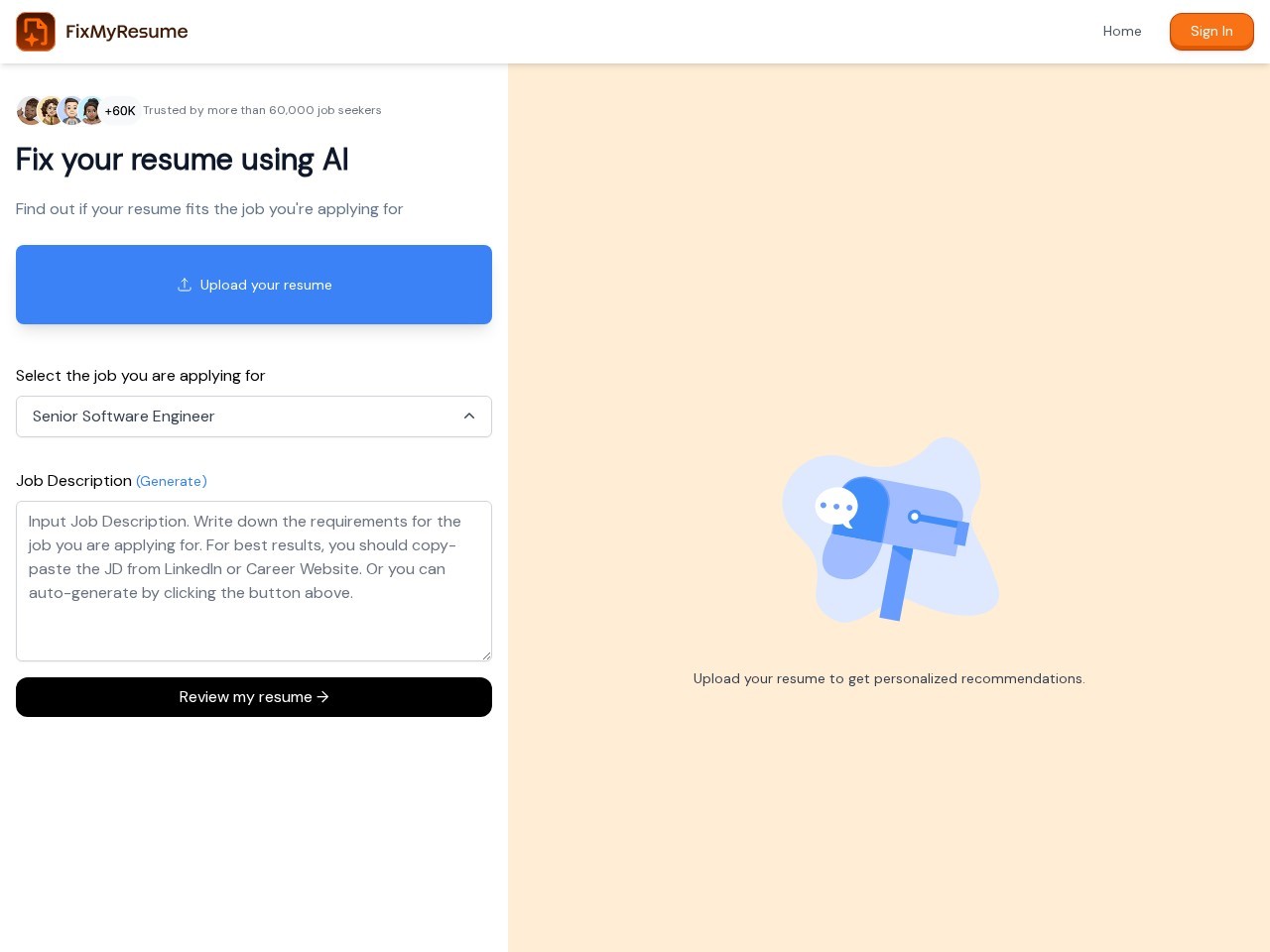 简历审核师 – 优化简历平台