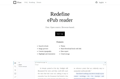 Flow-EPUB阅读器