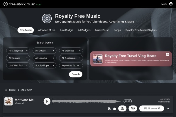 Free Stock Music