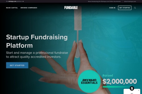 Fundable_Fundable是Startups.co平台旗下的一家创业筹款平台