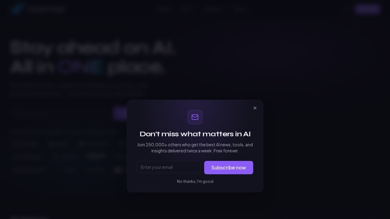 FutureTools AI 工具导航