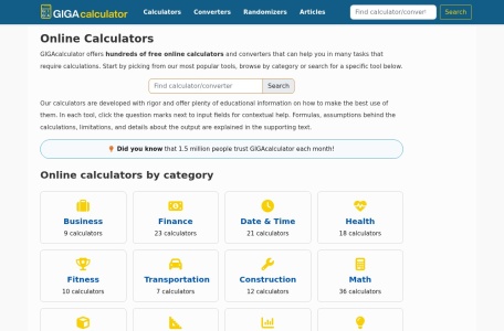 Gigacalculator 随机数生成器