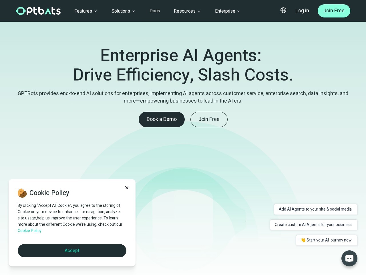 GPTBots.AI – 创建AI驱动的商业应用程序