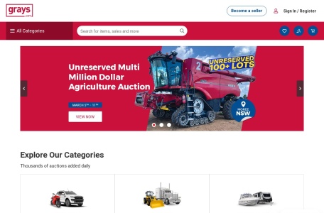 GraysOnline_澳大利亚最大的工业和商业在线拍卖公司