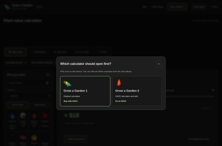 Grow a garden Calculator