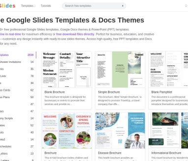 Free Google Slides Templates