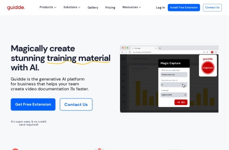 guidde・Magically create video documentation with AI