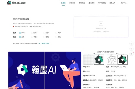 翰墨AI矢量图转换器