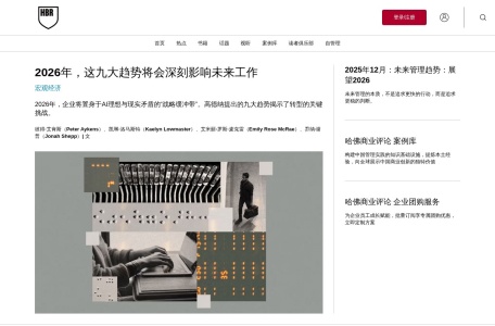 哈佛商业评论-我爱网址导航