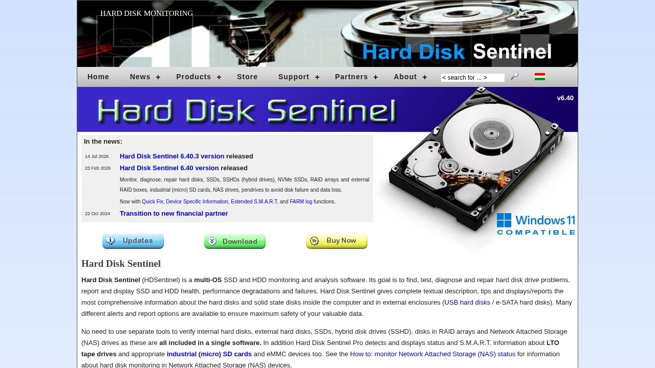 Hard Disk Sentinel硬盘检测监控