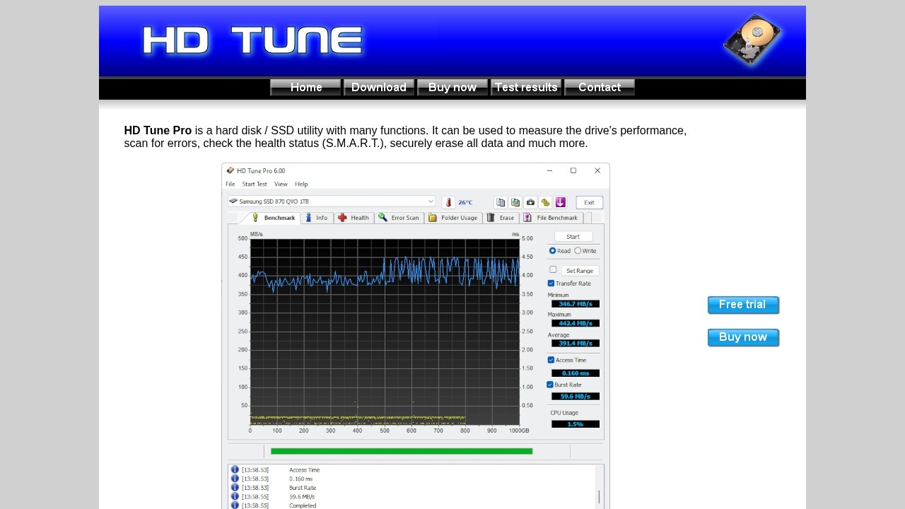 HD Tune Pro