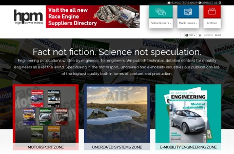 High Power Media – 专注赛车、无人系统与电动出行技术的工程媒体出版商