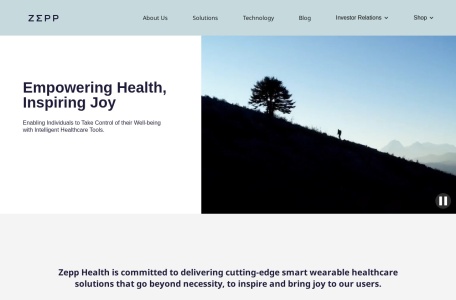 Zepp Health智能健康管理平…