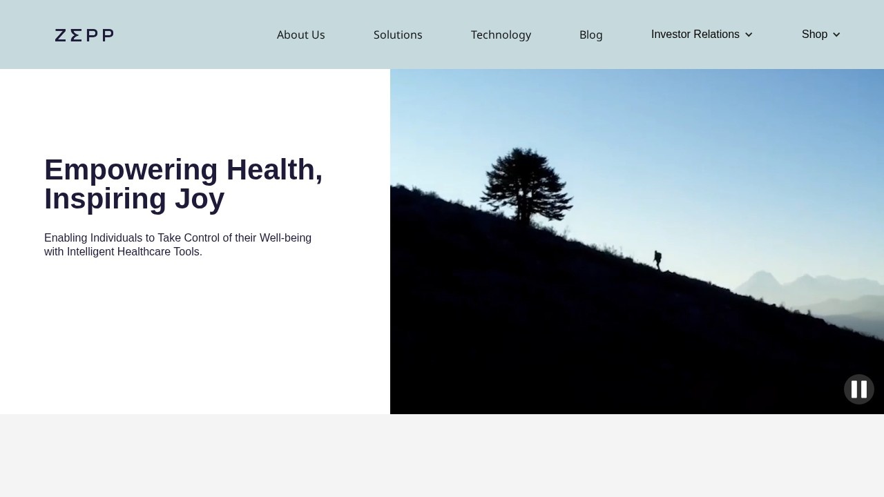 Zepp Health智能健康管理平…