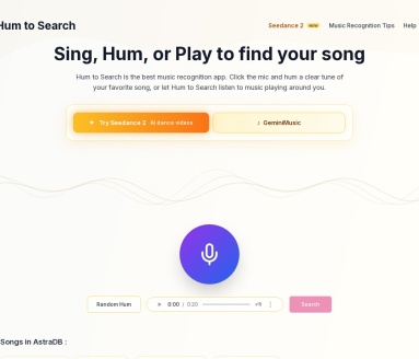 用哼唱找歌Hum to Search