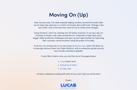 Lucas, AI Video Creator翻译站点