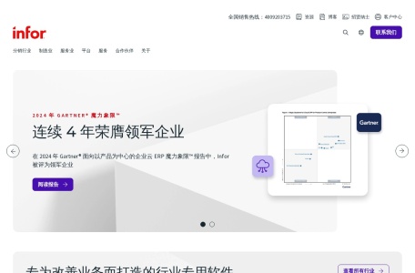 Infor_ERP 解决方案领域的领先提供商