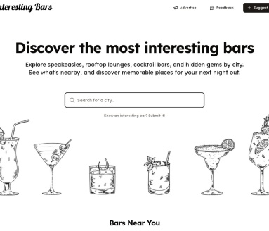Interesting Bars: Discover Unique Cocktail Bar