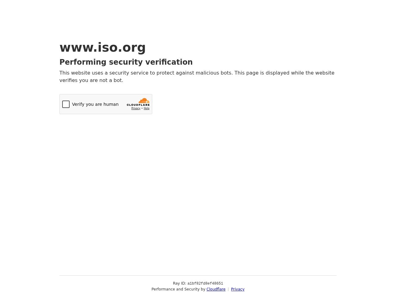 国际标准化组织(ISO)