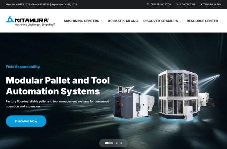 Kitamura Machinery – 领先的加工中心制造商