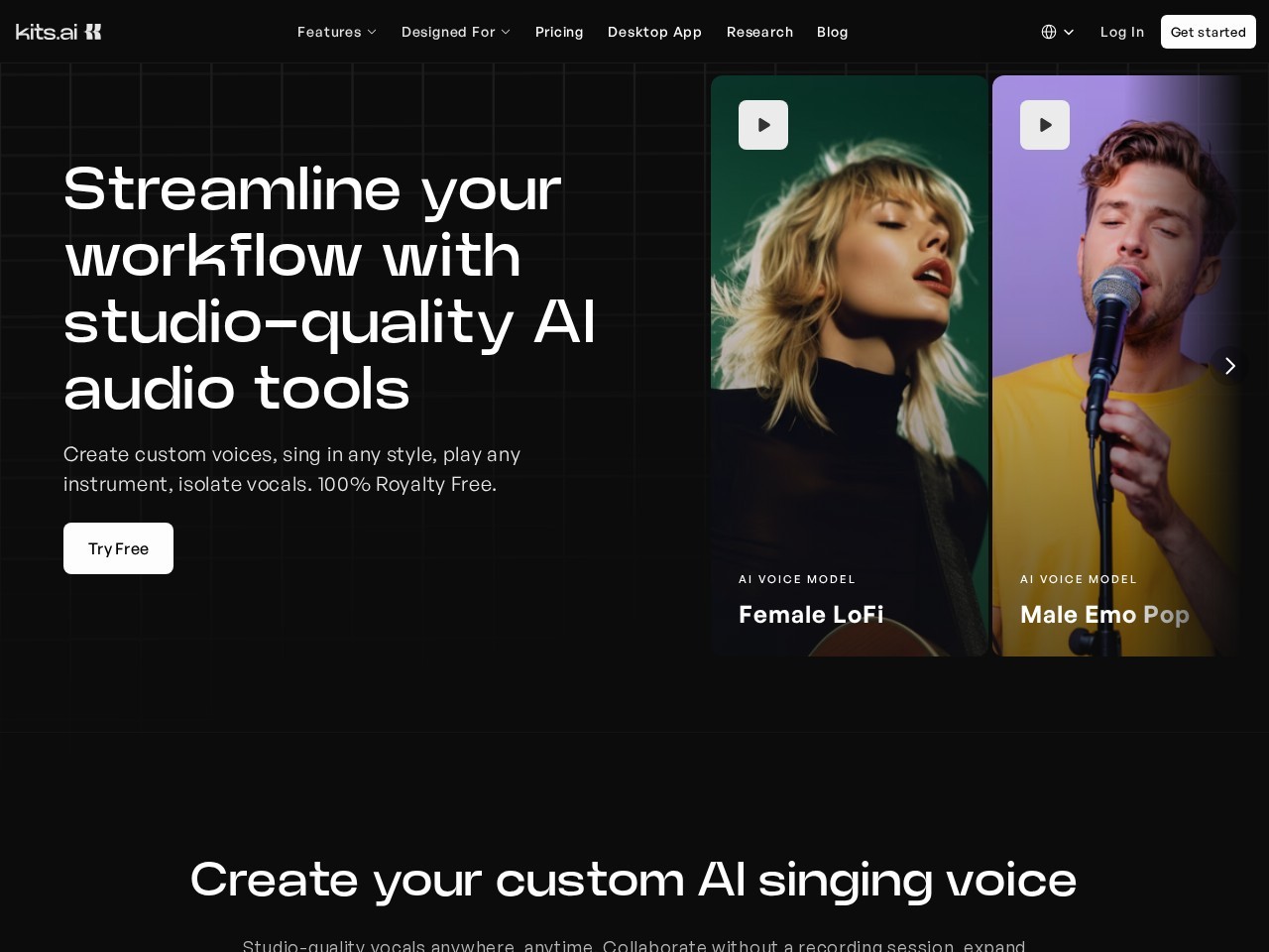 Kits AI – AI语音训练平台