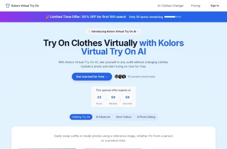Kolors Virtual Try-On