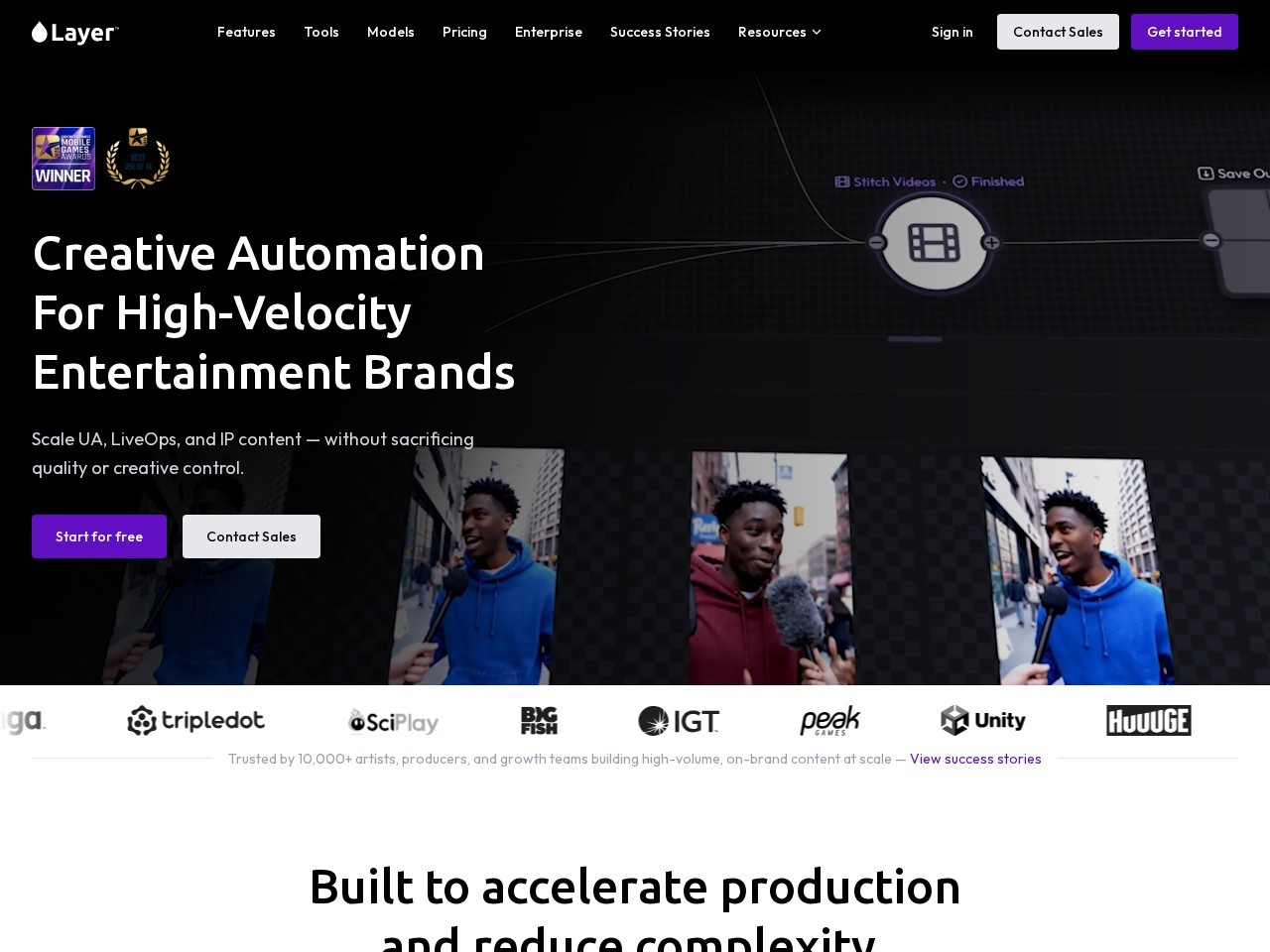 Layer AI – AI驱动的游戏艺术创作平台