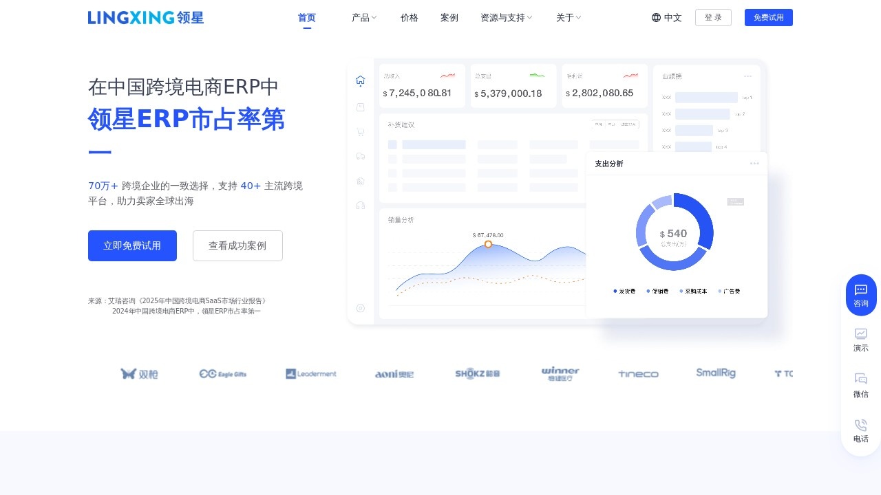 领星ERP