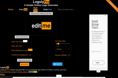 P站/YouTobe风格Logo生成器