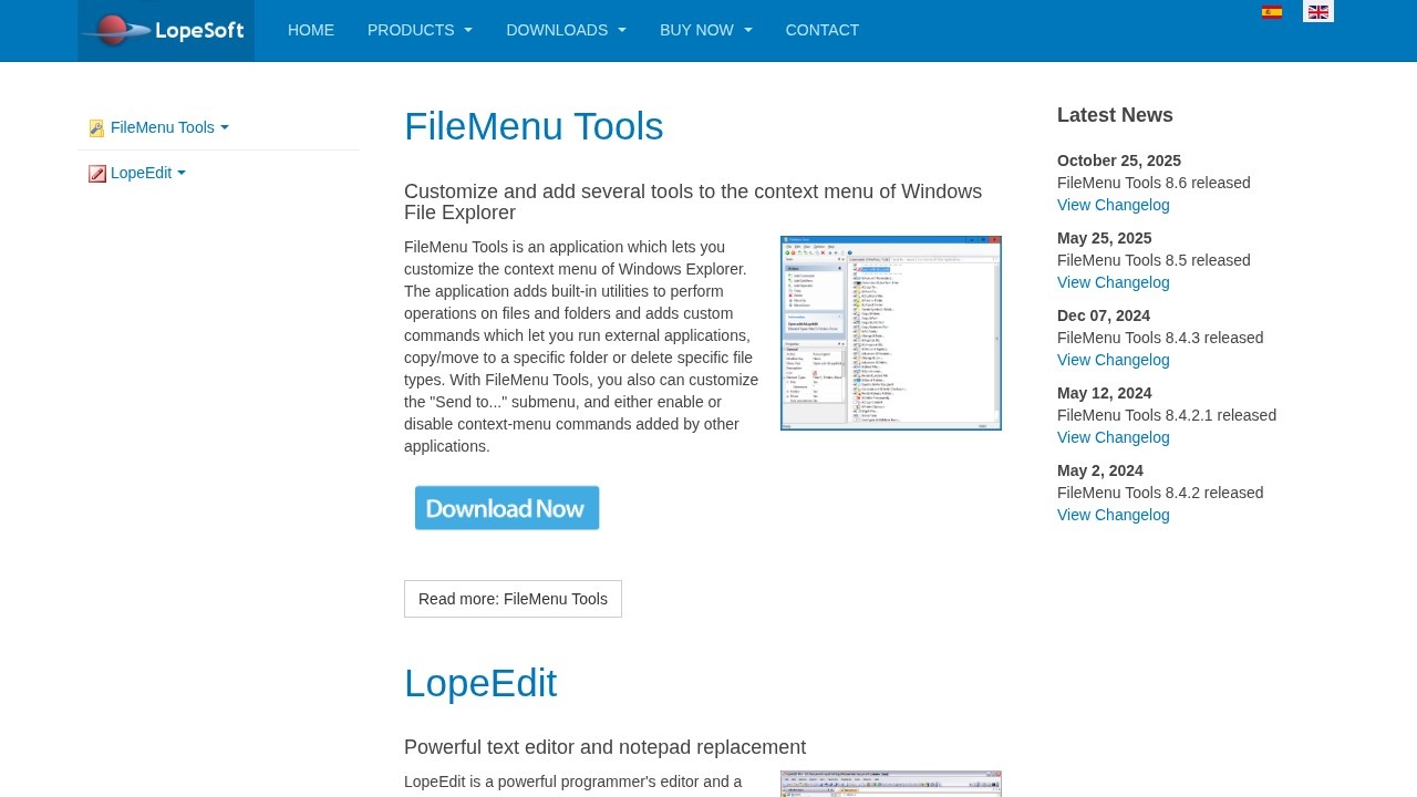 FileMenu Tools