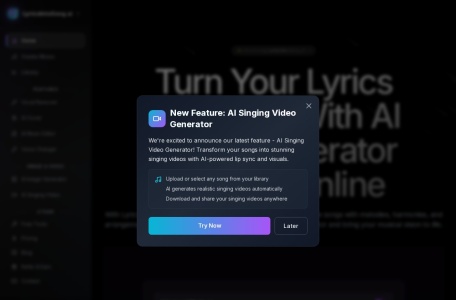 Lyrics Into Song AI – Turn Lyrics To Song Free Online